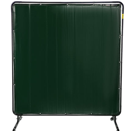 Suvirinimo ekranas su rėmu VEVOR 182,9 x 182,9 cm, žalias vinilas