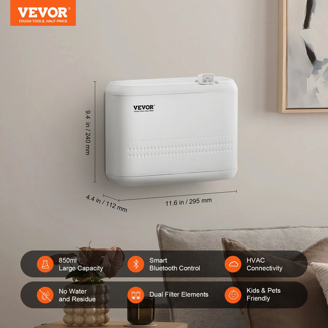 HVAC kvapų difuzorius VEVOR A305M, 850 ml