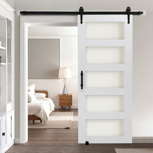 Stumdomos daržinės tipo durys VEVOR 36BM, 914 x 2134 mm