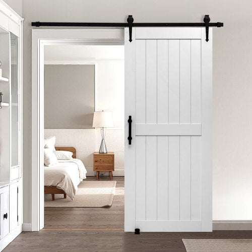Stumdomos daržinės tipo durys VEVOR 36HM, 914 x 2134 mm