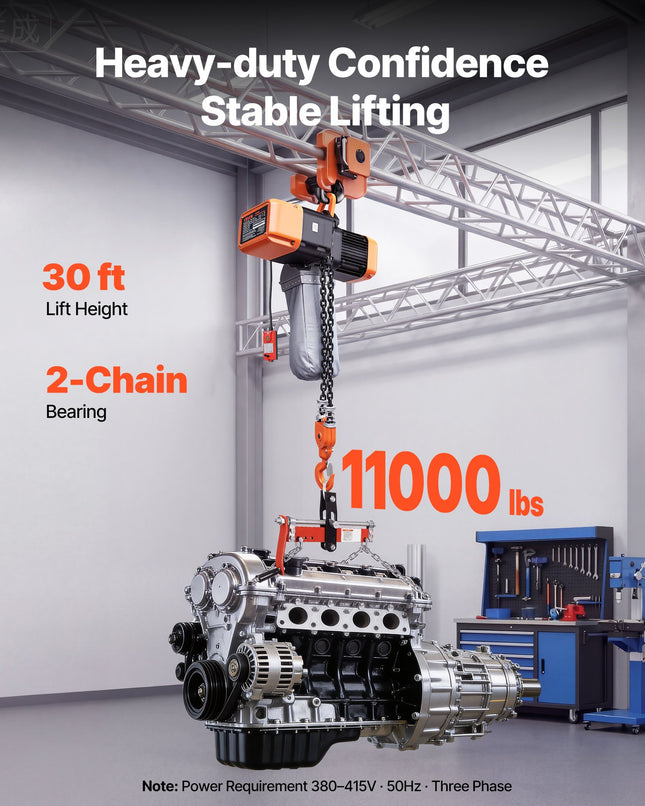 Elektrinė grandininė talpė VEVOR ORER-5T, 5000 kg