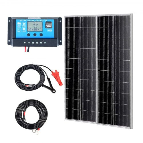 Monokristalinių saulės modulių rinkinys VEVOR S100, 200W
