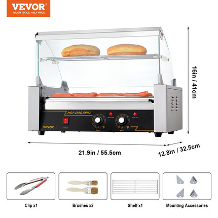 Dešrelių kepimo aparatas VEVOR SC-7XD, 1,4 kW