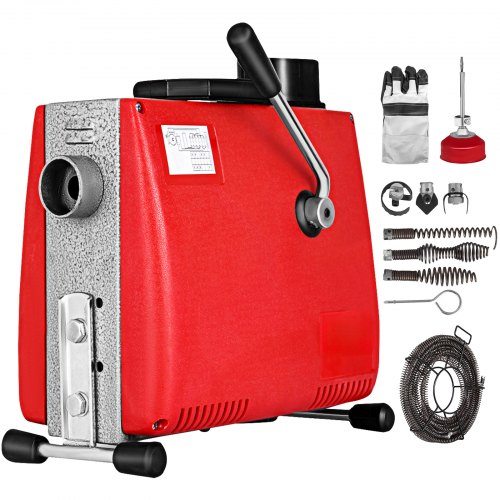 Vamzdžių valymo įrenginys VEVOR Drain Auger, 250W
