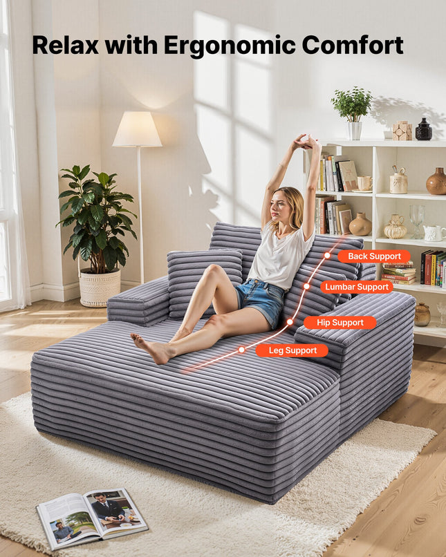 Poilsio gultas VEVOR 8034, 1240 mm