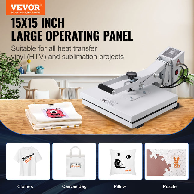 Termo presas VEVOR WBFHPM3804, 38x38 cm
