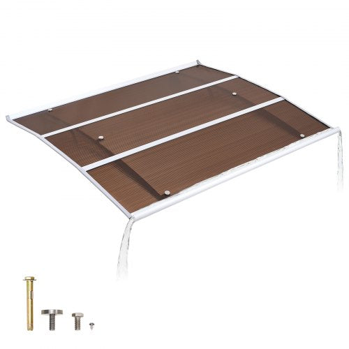 Durų stogelis VEVOR TH40X48B-C, 120x100 cm