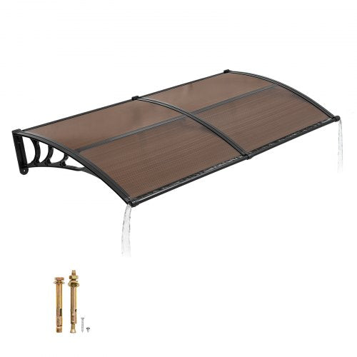 Durų stogelis VEVOR CZPC40X80B-C, 96,5 x 198,7 cm
