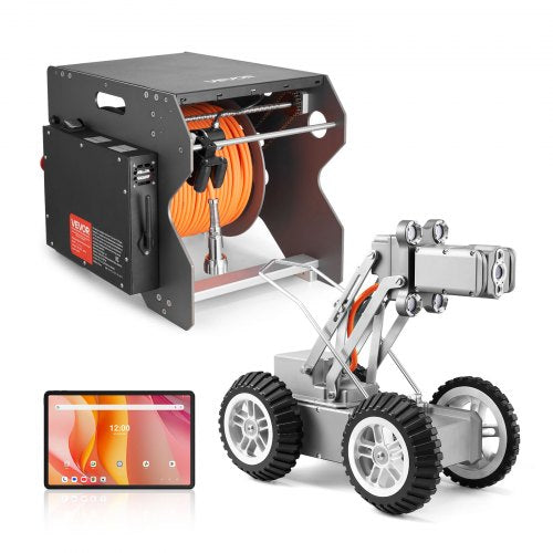 Vamzdynų patikros robotas VEVOR WR030-120, 120 m kabelis