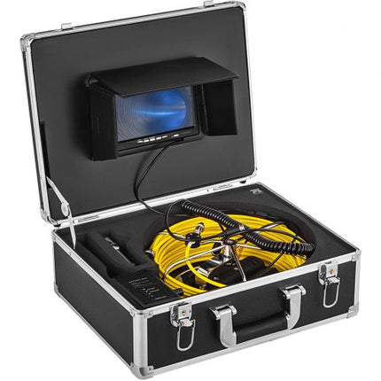 Vamzdynų patikros kamera VEVOR 20M 7Inch, 7 colių LCD ekranas