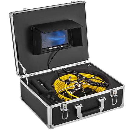 Vamzdynų patikros kamera VEVOR 20M 7Inch, 7 colių LCD ekranas