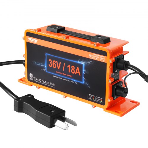 Golfo vežimėlio akumuliatorių įkroviklis VEVOR GS950C-3601800, 36V 18A