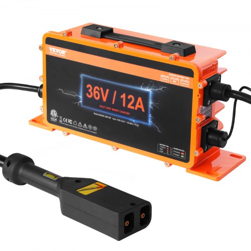 Golfo vežimėlio akumuliatorių įkroviklis VEVOR GS950C-3601200, 36V 12A