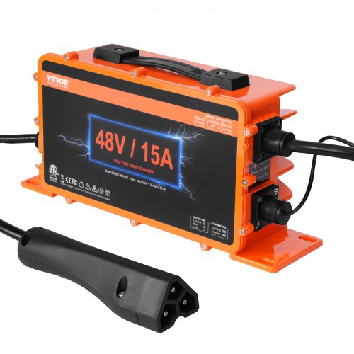 Golfo vežimėlio akumuliatorių įkroviklis VEVOR GS950C-4801500, 48V 15A