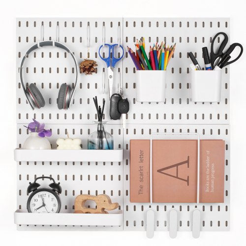 Perforuota sienelė įrankiams VEVOR SKU8-PLASTIC PEGBOARD, 4 dalių rinkinys