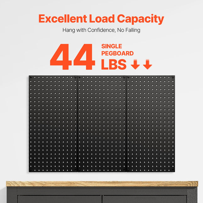 Perforuotos sienelės įrankiams VEVOR SKU2-PEGBOARD KIT, 3 vnt. komplektas