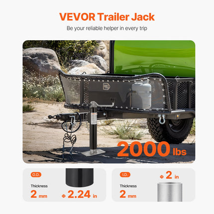 Priekabos keltuvas VEVOR R20TSR, 907 kg