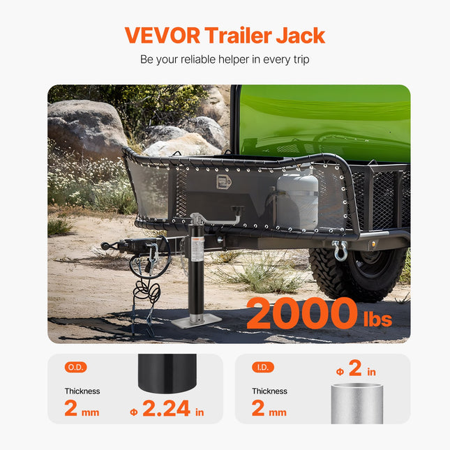 Priekabos keltuvas VEVOR R20TSR, 907 kg