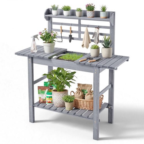 Sodininko stalas VEVOR DS-PB009, 94–140 cm reguliuojamas plotis