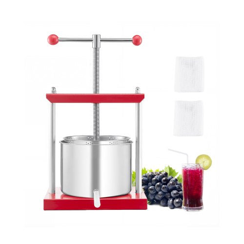 Vaisių ir vyno presas VEVOR SFP-6L, 6 l talpa