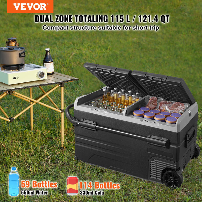 Automobilinis šaldytuvas VEVOR TWW115, 115 l talpos
