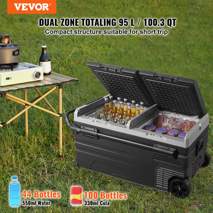 Automobilinis šaldytuvas VEVOR TWW95, 95 l