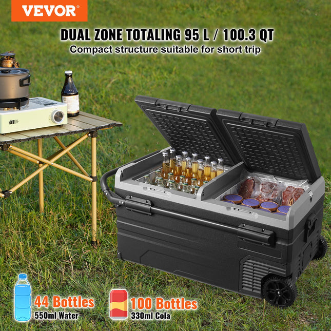 Automobilinis šaldytuvas VEVOR TWW95, 95 l
