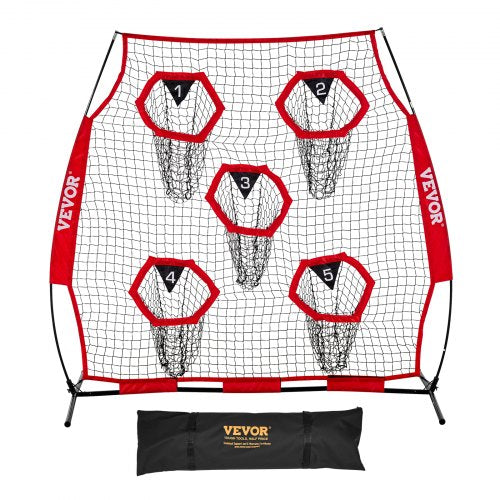 Amerikietiško futbolo treniruočių tinklas VEVOR DKS-6601R, 183x183 cm
