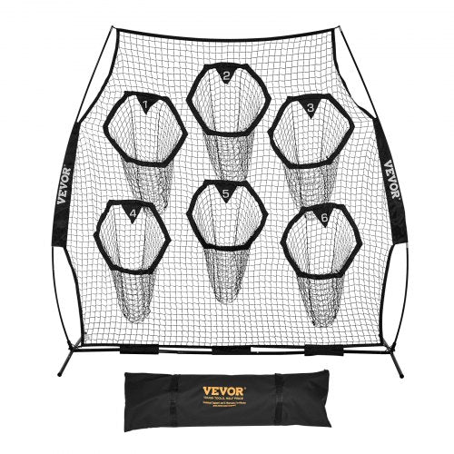 Amerikietiško futbolo treniruočių tinklas VEVOR DKS-8801B, 2,4 x 2,4 m