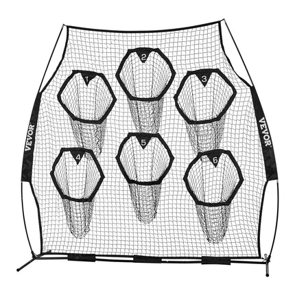 Amerikietiško futbolo treniruočių tinklas VEVOR DKS-8801B, 2,4 x 2,4 m
