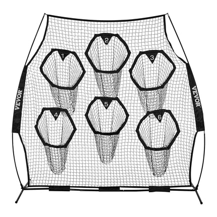 Amerikietiško futbolo treniruočių tinklas VEVOR DKS-8801B, 2,4 x 2,4 m