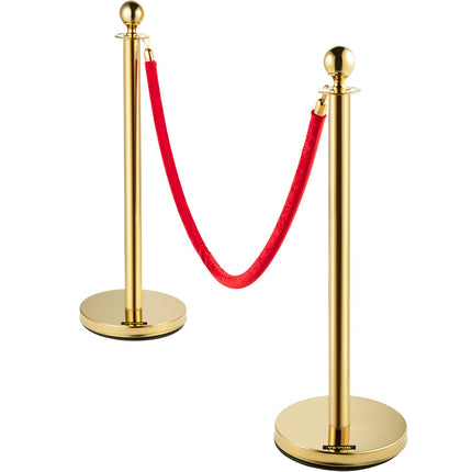Eilių valdymo atitvarai VEVOR Gold Round Top, 2 vnt. komplektas