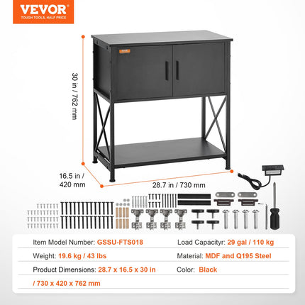 Akvariumo stovas VEVOR GSSU-FTS019, 110 kg apkrova