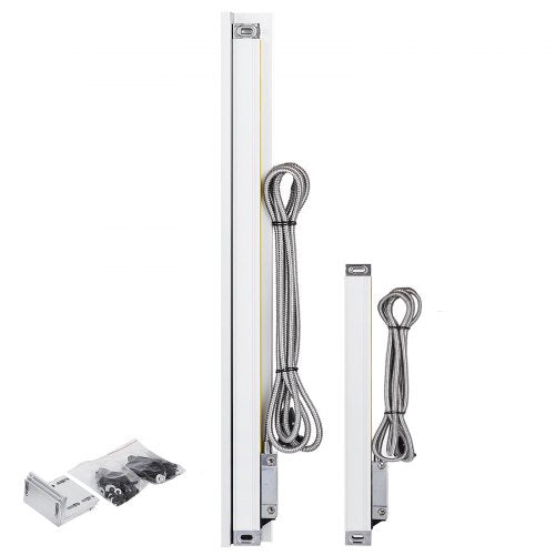 Tiesinės skalės VEVOR 250 mm ir 1000 mm rinkinys, 5 μm raiška