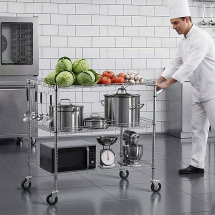 Virtuvinis vežimėlis VEVOR LX-C9393, 454 kg apkrova