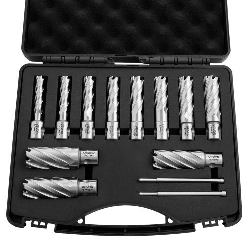 Žiedinių frezų rinkinys VEVOR KD-13-01-A, 50,8 mm pjovimo gylis