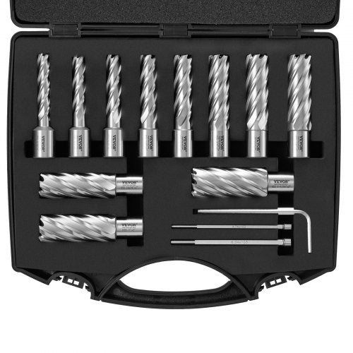 Žiedinių frezų rinkinys VEVOR 10190010214, 51 mm pjovimo gylis