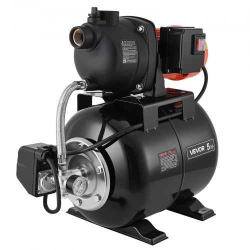 Vandens siurblys su hidroforu VEVOR ZXJP1200-A, 800W