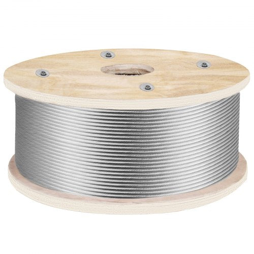 Plieninis trosas VEVOR 316 Stainless Steel, 152 m