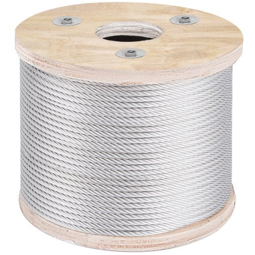 Plieninis trosas VEVOR 304 Stainless Steel, 76 m ilgio
