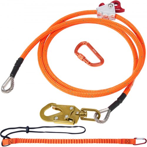 Arboristinis saugos lynas VEVOR ROPE-G-127-10, 12,7 mm