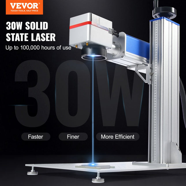Skaidulinio lazerio žymėjimo staklės VEVOR FLM-R30-FT, 30W