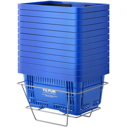 Pirkinių krepšelių rinkinys VEVOR LB-B0051-1, 12 vnt., 24 l