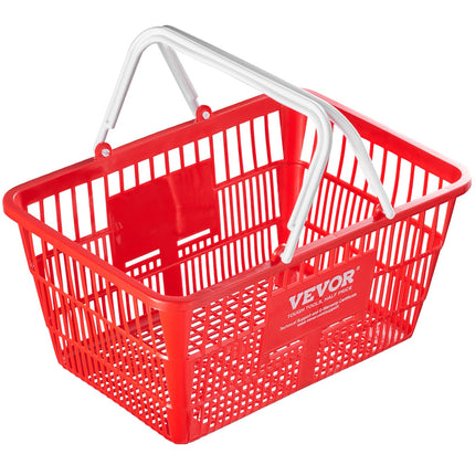 Pirkinių krepšelių rinkinys VEVOR LB-B003-3, 21 l, 12 vnt. su stovu