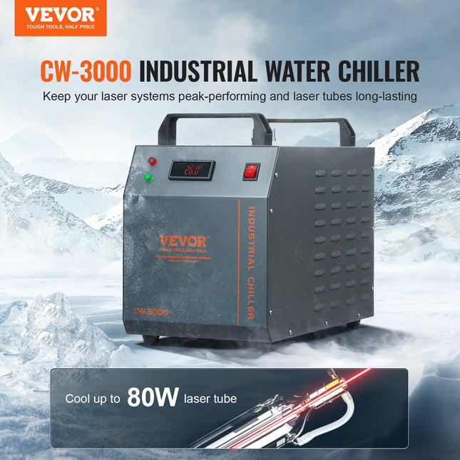 Pramoninis vandens aušintuvas VEVOR CW-3000, 12 l talpa