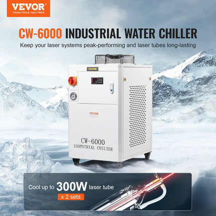 Pramoninis vandens aušintuvas VEVOR CW6000, 1500 W