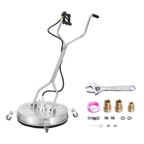 Aukšto slėgio plovimo įrenginio paviršių valytuvas VEVOR BS24S, 61 cm