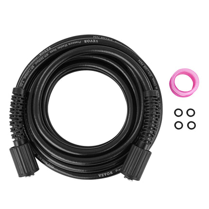 Aukšto slėgio plovimo įrenginio žarna VEVOR 1/4" PVC Hose-100ft-8 set, 30,5 m