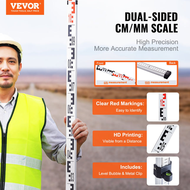 Teleskopinė matuoklė VEVOR 3M3J, 3 m