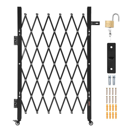 Sulankstomos apsauginės grotos VEVOR XSJ-25-ZDM01, 110 x 131 cm